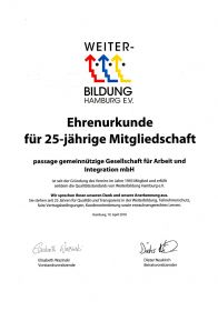 Logo 25 Jahre Weiterbildung